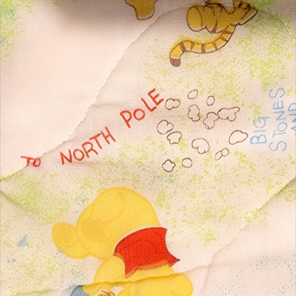 Vintage Disney Winnie The Pooh Blanket Bunting Sleeping bag Friends - Picture 5 of 6